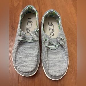 HEY DUDE Wendy Youth Stretch Pearl River Shoes, Girl's Y2-L3 Gray